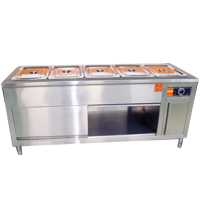 柜式五格保溫臺(tái)